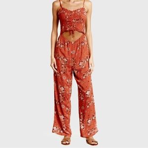 RDI Smocked Front Cutout Jumpsuit New w/o Tags